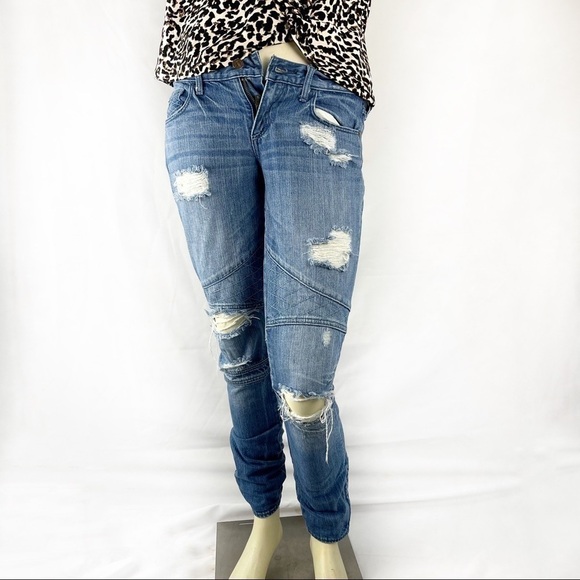 Abercrombie and Fitch distressed skinny jeans size 26 - Picture 1 of 8